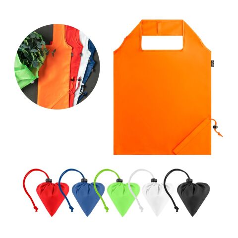 BEIRA. Faltbare Tragetasche aus 190T Polyester aus recyceltem (100% rPET) Schwarz | ohne Werbeanbringung