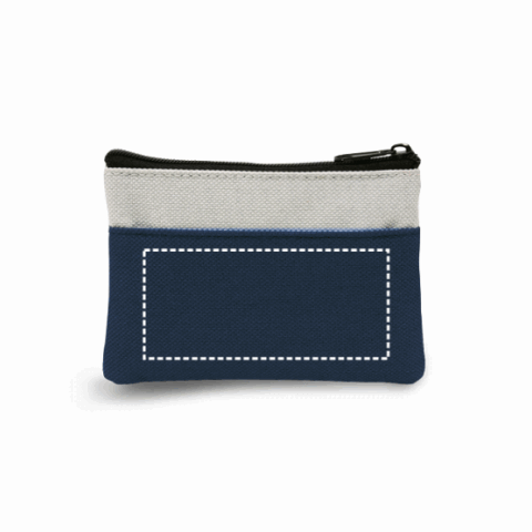 MILLER. Geldbeutel aus 600D mit Reißverschluss Blau | ohne Werbeanbringung | Nicht verfügbar | Nicht verfügbar | Nicht verfügbar