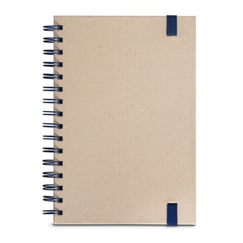 PROUST. A5 Notizbuch mit Ringen, fester Einband, aus Zuckerrohrpapier (80% zuckerrohr) mit unbedruckte Seiten Blau | ohne Werbeanbringung | Nicht verfügbar | Nicht verfügbar | Nicht verfügbar