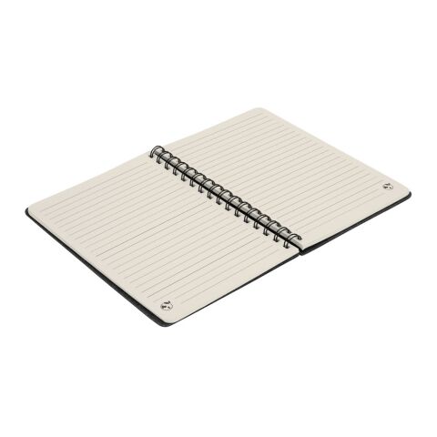 MISHIMA. A5-Ringbuch mit flexiblem Einband aus recyceltem Filz (100% rPET) mit linierten Seiten ohne Werbeanbringung