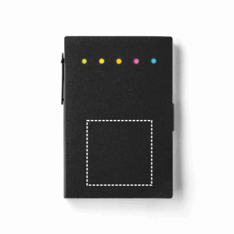 COOPER. Haftnotizblock, 6 farbigen Sätzen schwarz | ohne Werbeanbringung | Nicht verfügbar | Nicht verfügbar | Nicht verfügbar