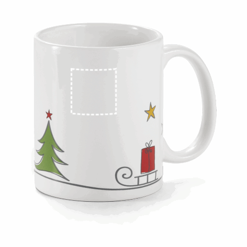 ANCELLE. Weihnachtliche Tasse Weiss | ohne Werbeanbringung | Nicht verfügbar | Nicht verfügbar | Nicht verfügbar