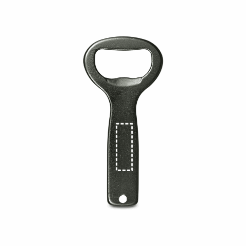 BARLEY. Flaschenöffner aus Aluminium schwarz | ohne Werbeanbringung | Nicht verfügbar | Nicht verfügbar | Nicht verfügbar