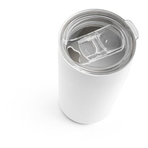 SLIDER. Reisebecher (Sublimation) aus Edelstahl 380 ml weiss | ohne Werbeanbringung | Nicht verfügbar | Nicht verfügbar | Nicht verfügbar