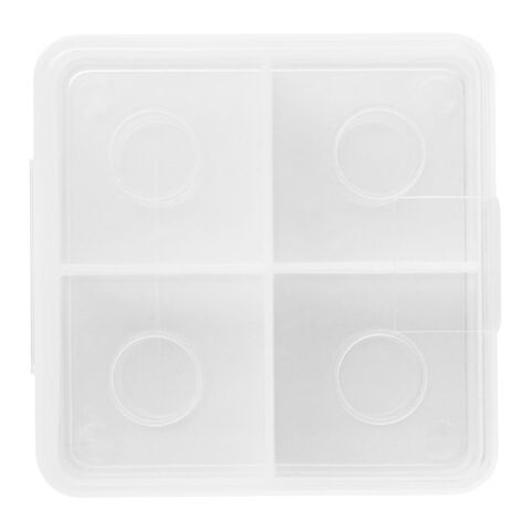 GLACIER. Set mit wiederverwendbaren Würfeln aus rostfreiem Stahl Silber | ohne Werbeanbringung