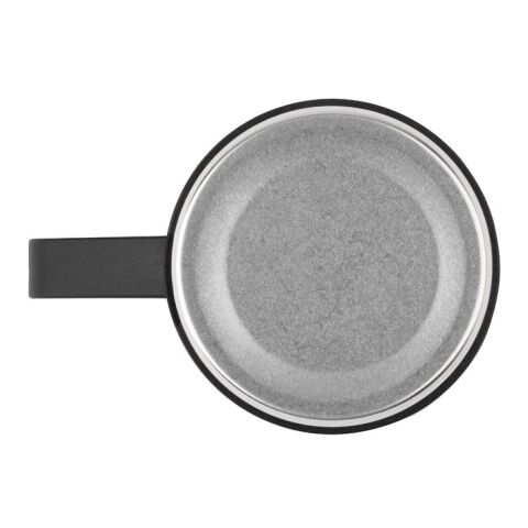 COMANECI. Doppelwandige Edelstahlflasche (90% recycelt) mit matter Oberfläche 490 ml Schwarz | ohne Werbeanbringung