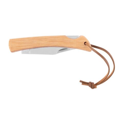 RANGER. Rasiermesser mit Klinge aus rostfreiem Stahl und Griff aus Bambus Beige | ohne Werbeanbringung