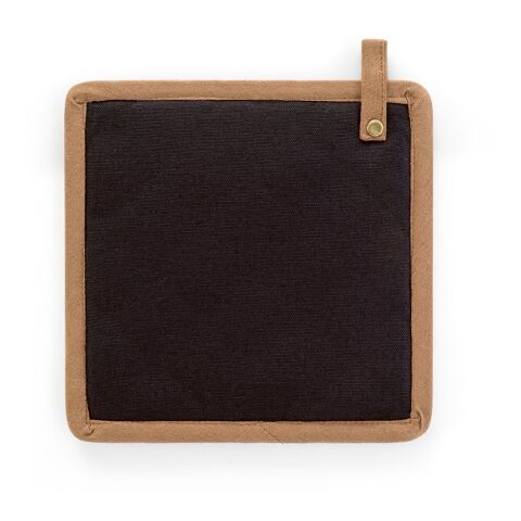 CLOVES. Topflappen für Küchentöpfe aus Baumwollgewebe (275 g/m²) schwarz | ohne Werbeanbringung | Nicht verfügbar | Nicht verfügbar | Nicht verfügbar