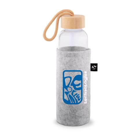 STOREY. Hülle aus recyceltem Filz (100% rPET), ideal für Flaschen Rot