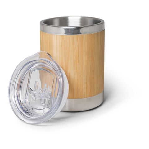 LYCKA. Becher aus Bambus und Edelstahl, 350 ml Natur | ohne Werbeanbringung | Nicht verfügbar | Nicht verfügbar | Nicht verfügbar