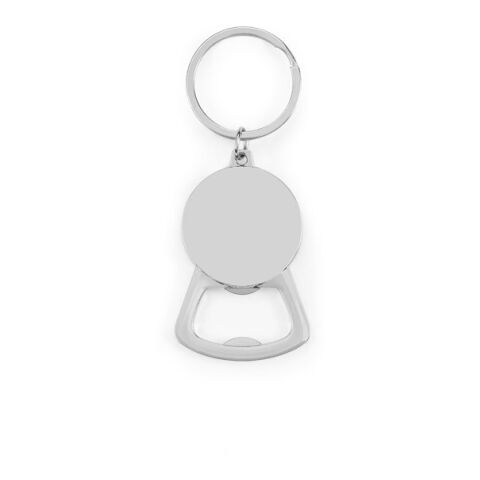 MEEKO. Schlüsselanhänger aus Eisen in runder Form aus Zink und Bambus Natur | ohne Werbeanbringung | Nicht verfügbar | Nicht verfügbar