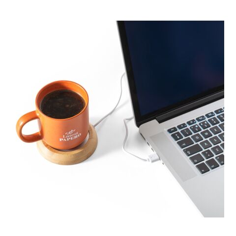 GATES. Tassenwärmer mit Körper aus Bambus Natur | ohne Werbeanbringung | Nicht verfügbar | Nicht verfügbar