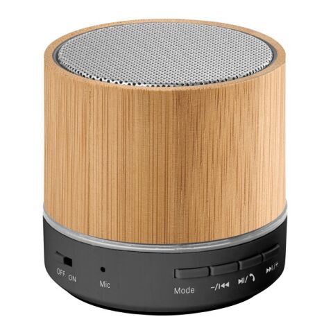 RE-GLASHOW. Lautsprecher mit 3W und 4h30m Akkulaufzeit aus Recyceltes ABS (100% rABS) Beige | ohne Werbeanbringung