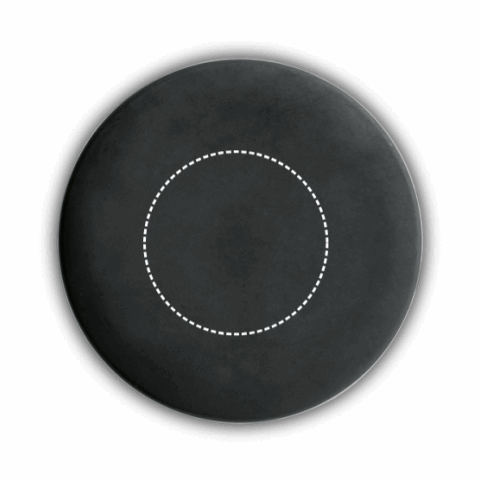 BURNELL. Superschnelles 10W wireless Ladegerät aus ABS schwarz | ohne Werbeanbringung | Nicht verfügbar | Nicht verfügbar