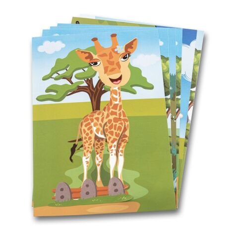 MADAGASCAR. Sticker-Set mit sechs Blättern weiss | ohne Werbeanbringung | Nicht verfügbar | Nicht verfügbar | Nicht verfügbar