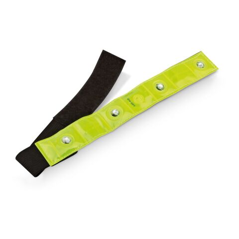 VISIBLE. Armband, reflektierend mit 4 roten LEDs Gelb | ohne Werbeanbringung | Nicht verfügbar | Nicht verfügbar | Nicht verfügbar