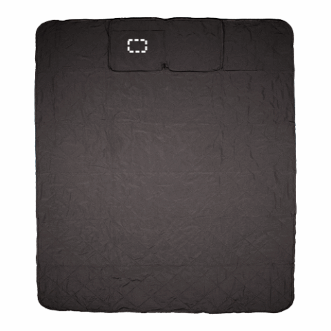 GRADY. Faltbare Picknick-Decke aus rPET und PEVA schwarz | ohne Werbeanbringung | Nicht verfügbar | Nicht verfügbar | Nicht verfügbar