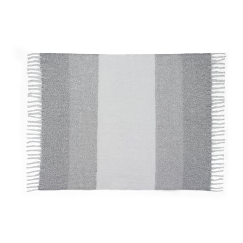 COMFY. Decke aus recyceltem Polyester (100% rPET) (300 g/m²), mit Mohair-Feeling Grau | ohne Werbeanbringung | Nicht verfügbar | Nicht verfügbar | Nicht verfügbar