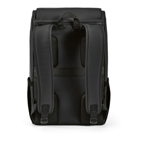Lisbon 20L Rucksack aus rPU. Laptops bis 15.6" Schwarz | ohne Werbeanbringung | Nicht verfügbar | Nicht verfügbar | Nicht verfügbar