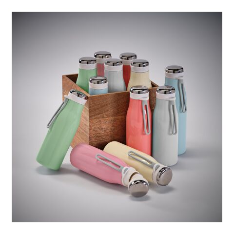 Arkansas 350 Trinkflasche recy.Edelstahl, 400 ml. Doppelwandig, Auslaufsicher Hellrosa | ohne Werbeanbringung | Nicht verfügbar | Nicht verfügbar | Nicht verfügbar