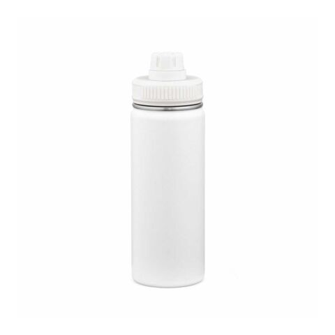 Salween Trinkflasche 560ml aus recy. Edelstahl.Doppelwandig, Doppelverschluss,Tragegriff Weiß