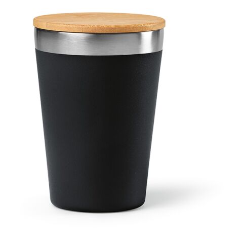 Don Reisebecher recy. Edelstahl 400 ml Schwarz | ohne Werbeanbringung