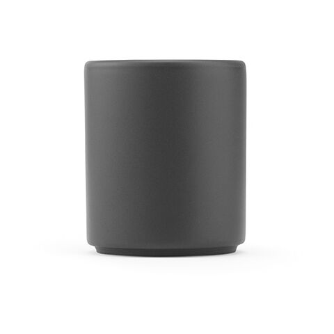 Tiber 75 Tasse aus Keramik, 75ml. Matte Oberfläche Dunkelgrau | ohne Werbeanbringung | Nicht verfügbar | Nicht verfügbar | Nicht verfügbar