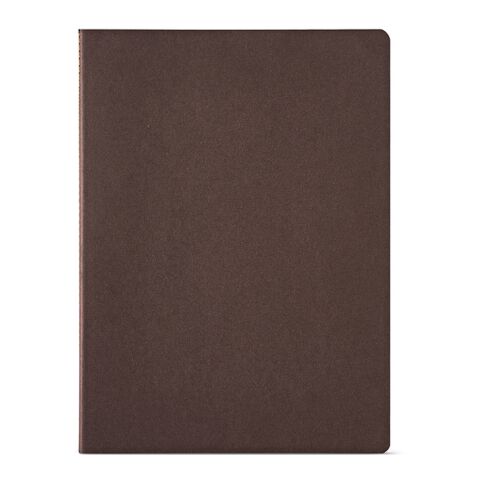 Bronte A4 Notizbuch recy. Papier 70 gsm Braun | ohne Werbeanbringung