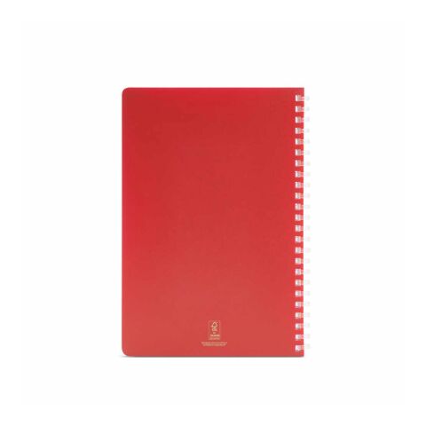 Horace A5 Spiralnotizbuch aus recy. PP. Softcover.70g/m². 160 Seiten. FSC®-zertifiziert. Rot