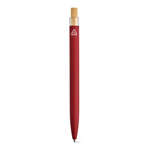 Tolkien Kugelschreiber. Recy.Aluminium, Bambus und rPET Burgund
