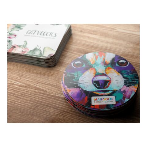 Bierdeckel beidseitig individuell gestaltbar 93 × 93 mm | ohne Werbeanbringung | ohne Werbeanbringung | quadratisch (93 × 93 mm)