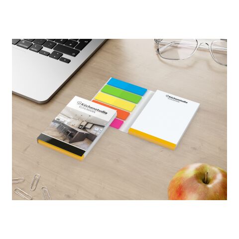 Haftnotiz-Set Bern Zettel klein Karton-Umschlag mit Buchöffnung 51 × 72 mm | ohne Werbeanbringung | ohne Werbeanbringung | glänzend