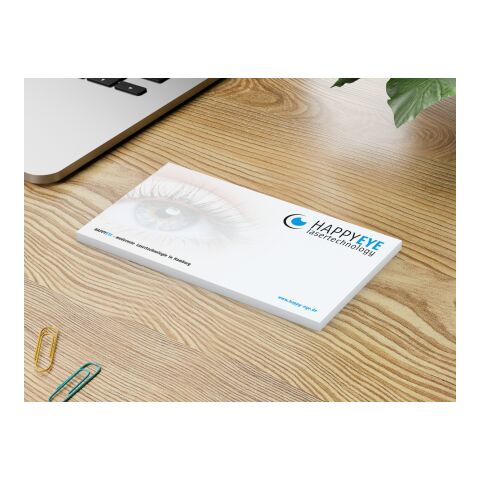 Haftnotizblock Basic 125 × 72 mm Format länglich 125 × 72 mm | ohne Werbeanbringung | 50.0