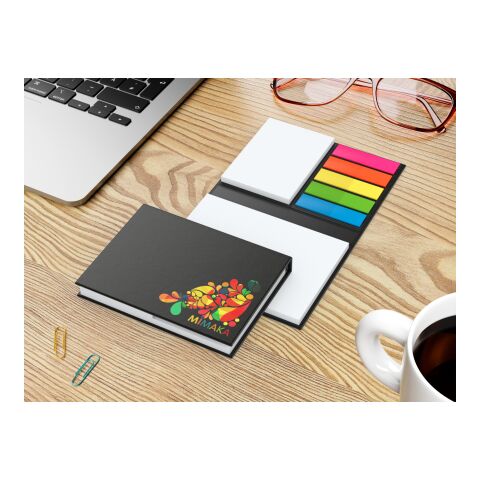 Haftnotiz-Set London Innenteil schwarz 50/50 Haftzettel 105 × 78 mm | Nicht verfügbar | Nicht verfügbar | Nicht verfügbar | Nicht verfügbar | ohne Werbeanbringung | weiß | matt