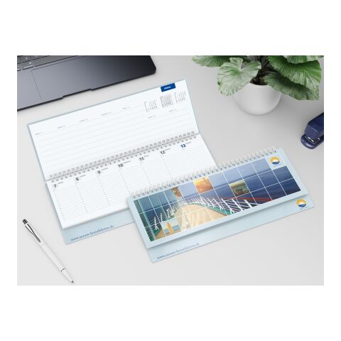 Tisch-Querkalender Master 1 Woche = 2 Seiten 8–21 Uhr 310 × 135 mm | 4C-Quality | Nicht verfügbar | Nicht verfügbar | Papier-Hardcover matt