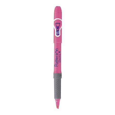 BIC® Brite Liner® Grip Leuchtmarker Pink | 1-farbiger Siebdruck | Schaft-Clipverlängerung | 25.00 mm x 45.00 mm