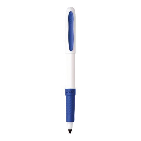BIC® Mark-it Permanent Marker Weiß-mittelblau | 1-farbiger Siebdruck | Kappe-Gegenüber vom Clip | 15.00 mm x 25.00 mm