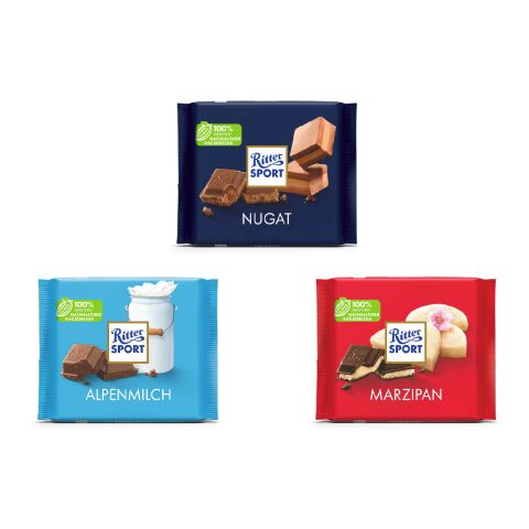 Ritter Sport Tafel in Vollkartonage Digitaldruck | Nugat