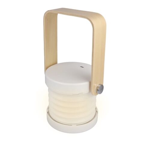 Coollux Multifunktions-LED-Lampe mit Bambusgriff Weiss | ohne Werbeanbringung | Nicht verfügbar | Nicht verfügbar