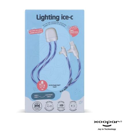 Xoopar GRS lighting ICE-C cable Blau / Weiss | ohne Werbeanbringung | Nicht verfügbar | Nicht verfügbar | Nicht verfügbar