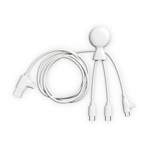 Xoopar Mr. Bio Long Multi-Kabel USB-C 1 Meter Weiss | ohne Werbeanbringung | Nicht verfügbar | Nicht verfügbar