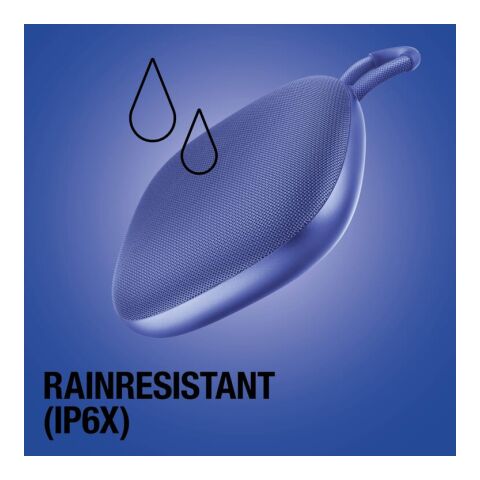 Fresh n Rebel Bold S3 wasserdichter Bluetooth-Lautsprecher Blau Weiss