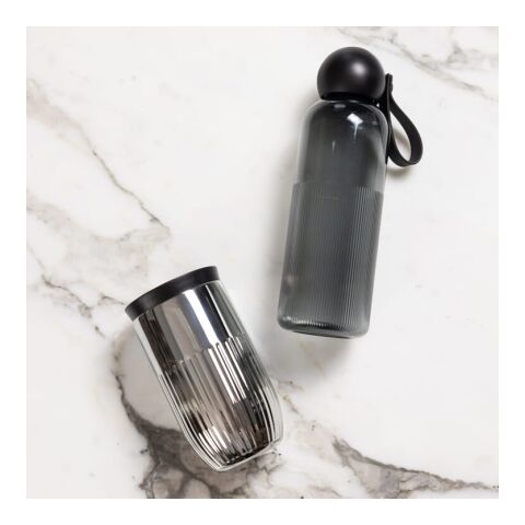 Sagaform Ture Wasserflasche 600 ml Schwarz-Schwarz | ohne Werbeanbringung | Nicht verfügbar | Nicht verfügbar