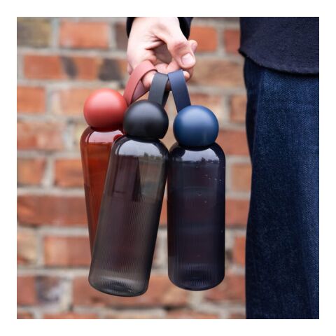 Sagaform Ture Wasserflasche 600 ml Schwarz-Schwarz