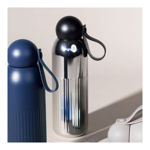 Sagaform Tekla Stahlisolierflasche Chrom (recycelt) 500 ml chrom | ohne Werbeanbringung | Nicht verfügbar | Nicht verfügbar