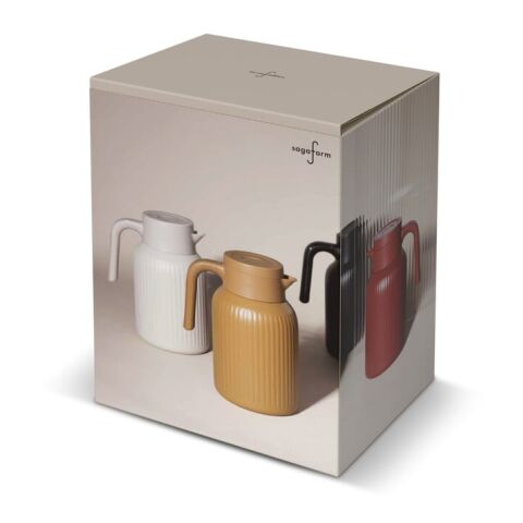 Sagaform Trine Thermokaraffe (recycelt) 1.5 L Beige