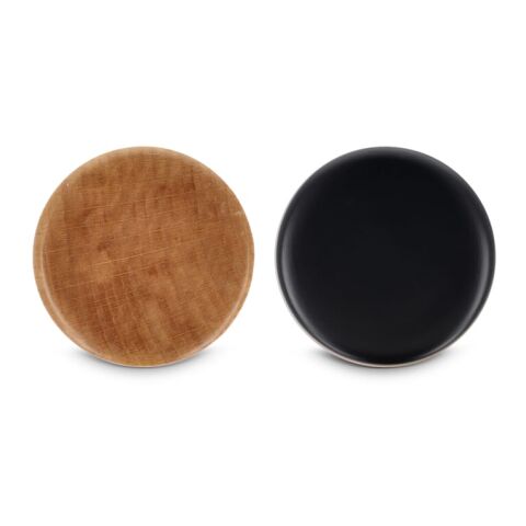 Sagaform "Gurken" Salz- und Pfeffermühle Set klein, 15 cm Schwarz | Gravur | Mühle 1 unten | 40 mm x 80 mm