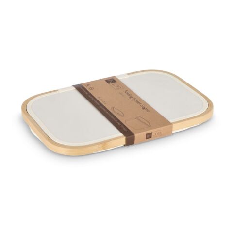 InSideOut rPET faltbarer Korb Sogne 38 x 26 x 25cm Ecru | ohne Werbeanbringung | Nicht verfügbar | Nicht verfügbar