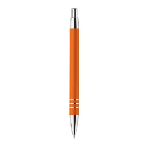 Kugelschreiber in Köcher Orange | 1-farbiger Tampondruck | 270° vom Clip | 7 mm x 45 mm | Nicht verfügbar