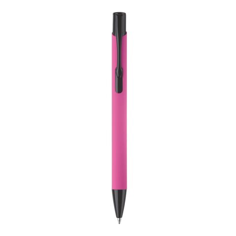 Kugelschreiber Alicante weiche Berührung Rosa-Schwarz | Gravur | in Verlängerung vom Clip | 50 mm x 8 mm | Nicht verfügbar